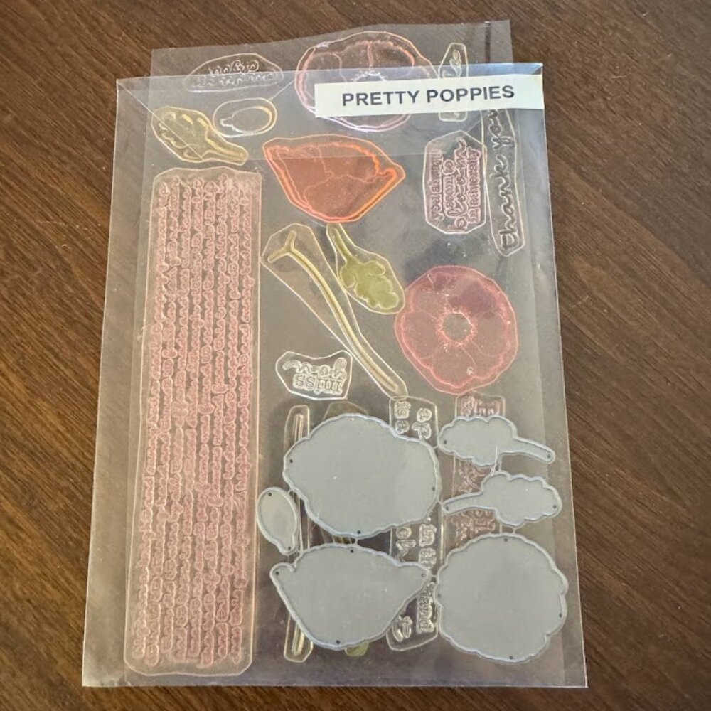 Pretty Poppies Clear Unmounted Stamp Set